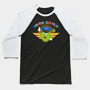 Martini Test Pilot Baseball T-Shirt